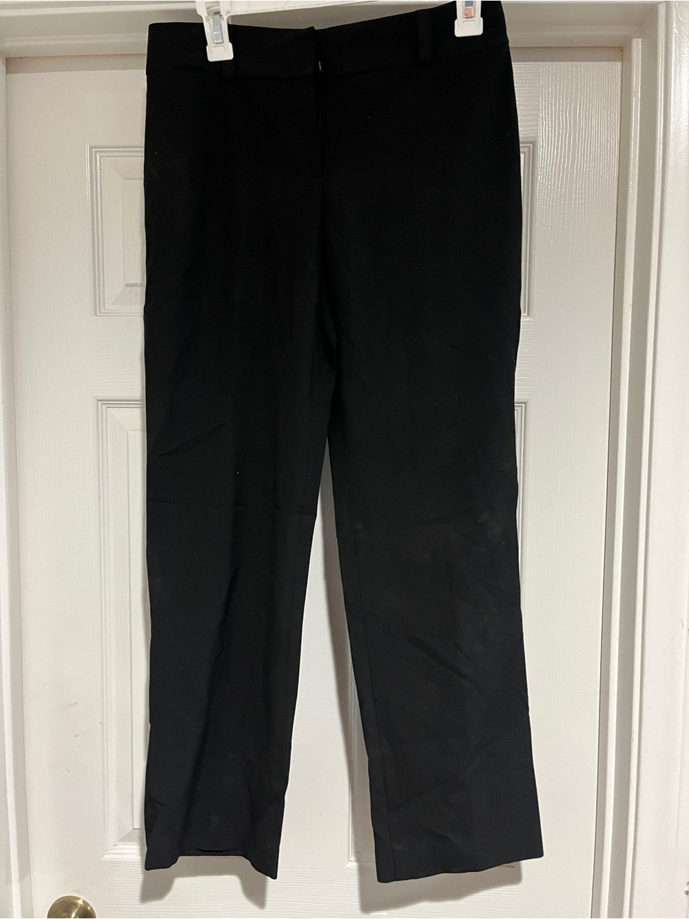 Talbots Black Straight-Leg Dress Pants